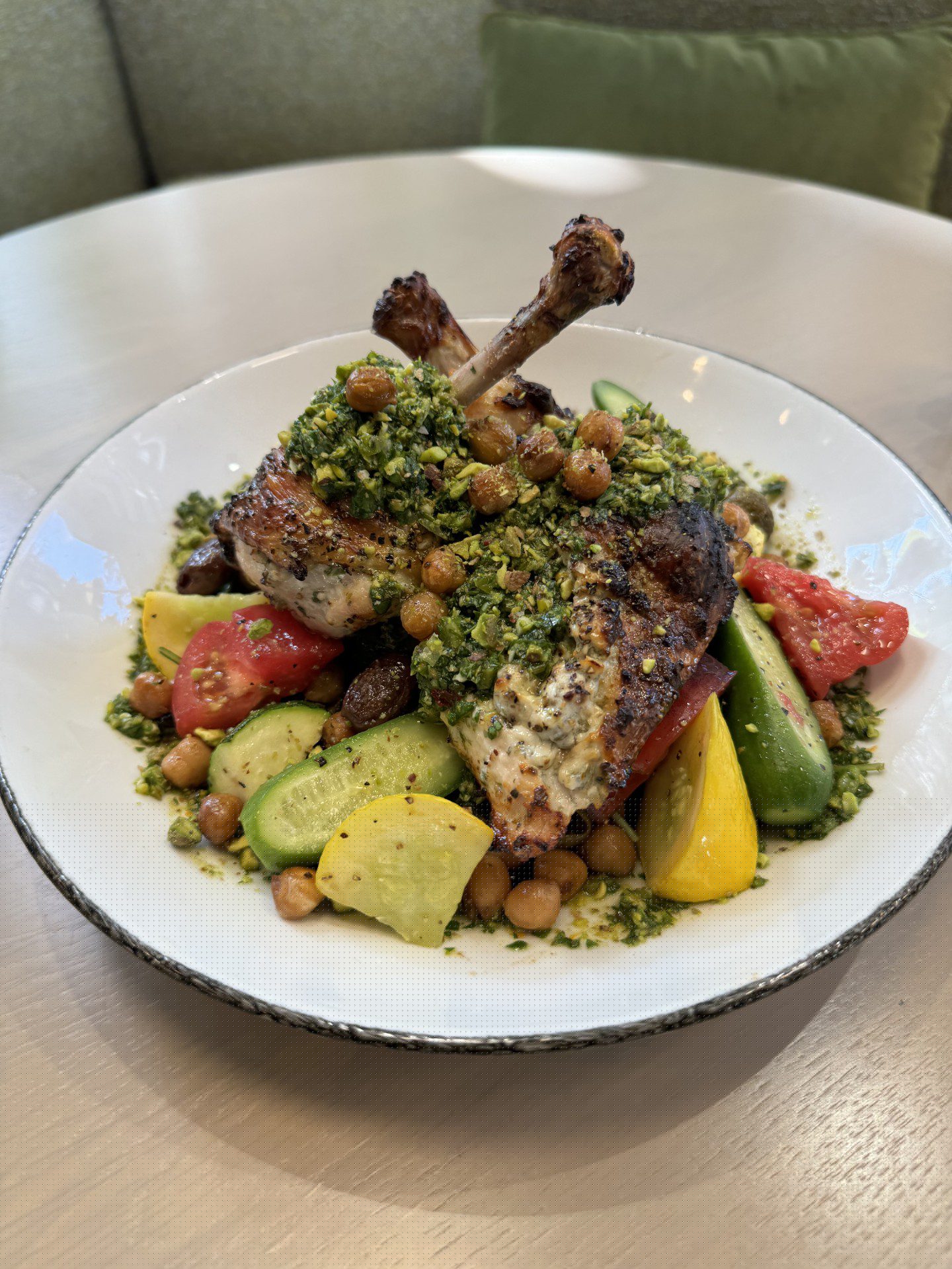 Zero-Waste Yogurt Marinated Chicken at The Steward Santa Barbara